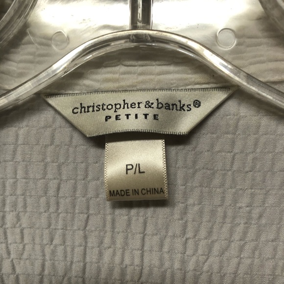 Christopher and Banks Crinkle Camp Shirt - Picture 3 of 7